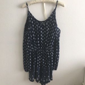 Hollister Navy Blue Romper